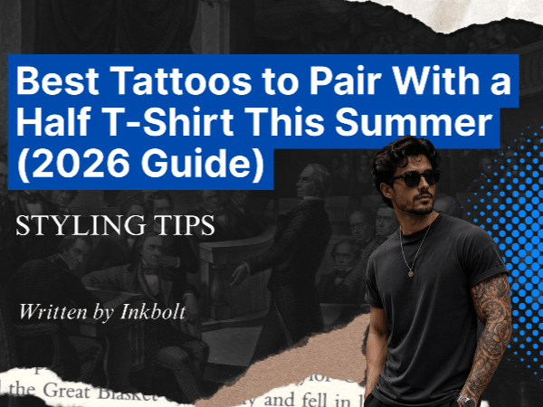 Best Tattoos to Pair with a Half T-Shirt This Summer (2026 Guide) - inkbolt