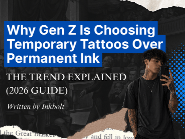 Why Gen Z Is Choosing Temporary Tattoos Over Permanent Ink (2026 Guide) - inkbolt