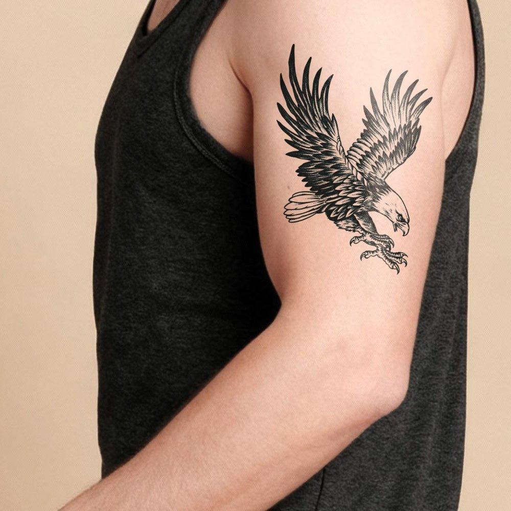 Eagle Ascendant Tattoo On Arm