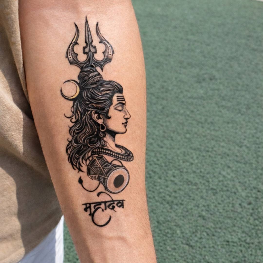 shiv tattoo design - inkbolt