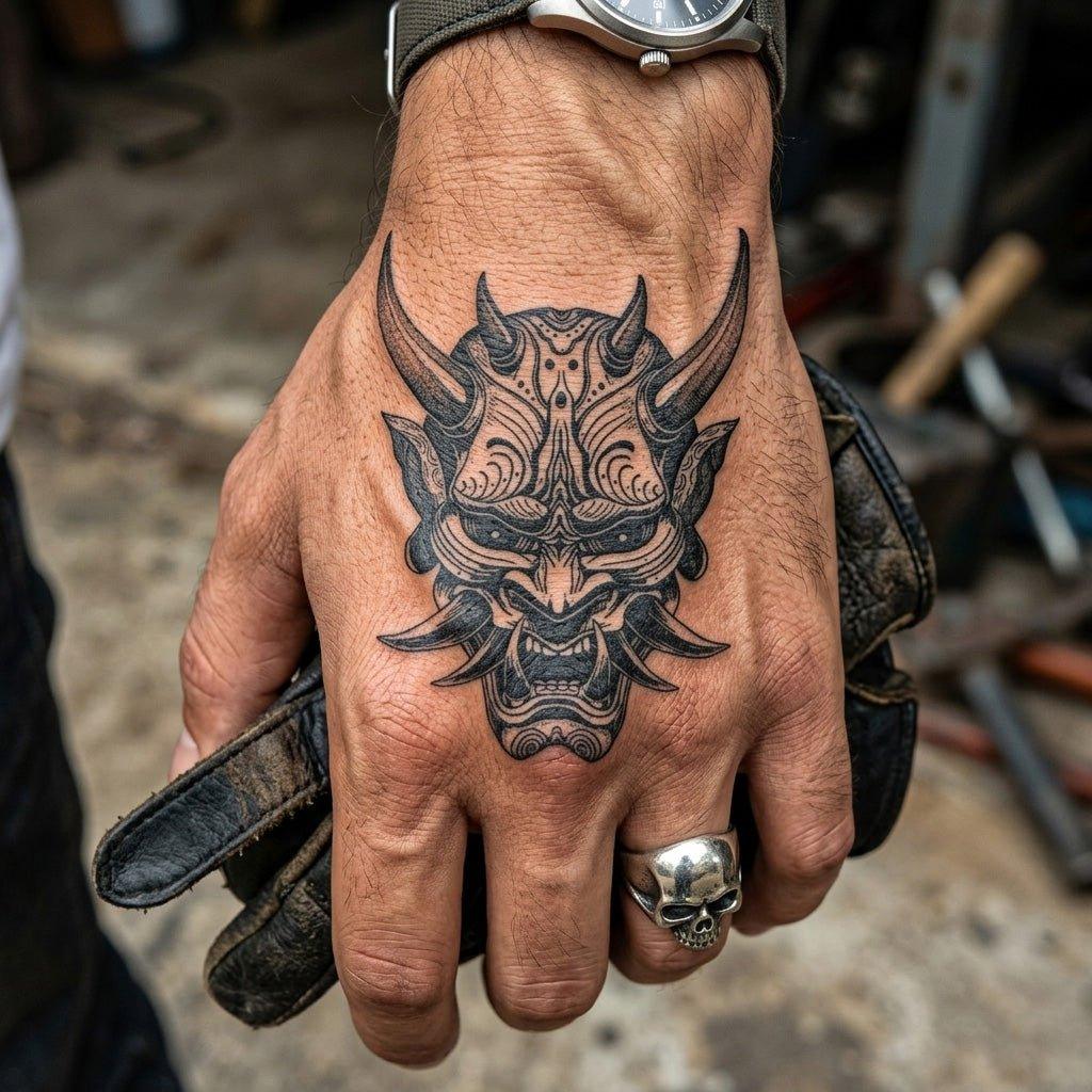 small hand tattoos for men - inkbolt
