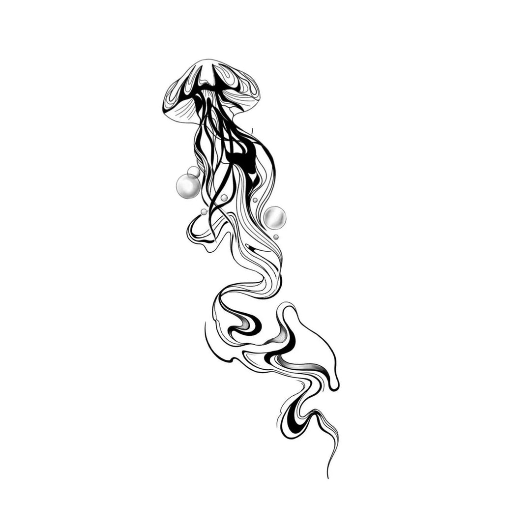 Abstract Jellyfish - inkbolt