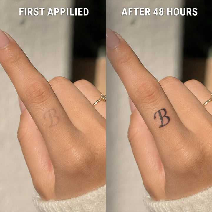 B Letter Tattoo