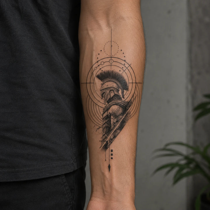 Battleborn tattoo on main forearm