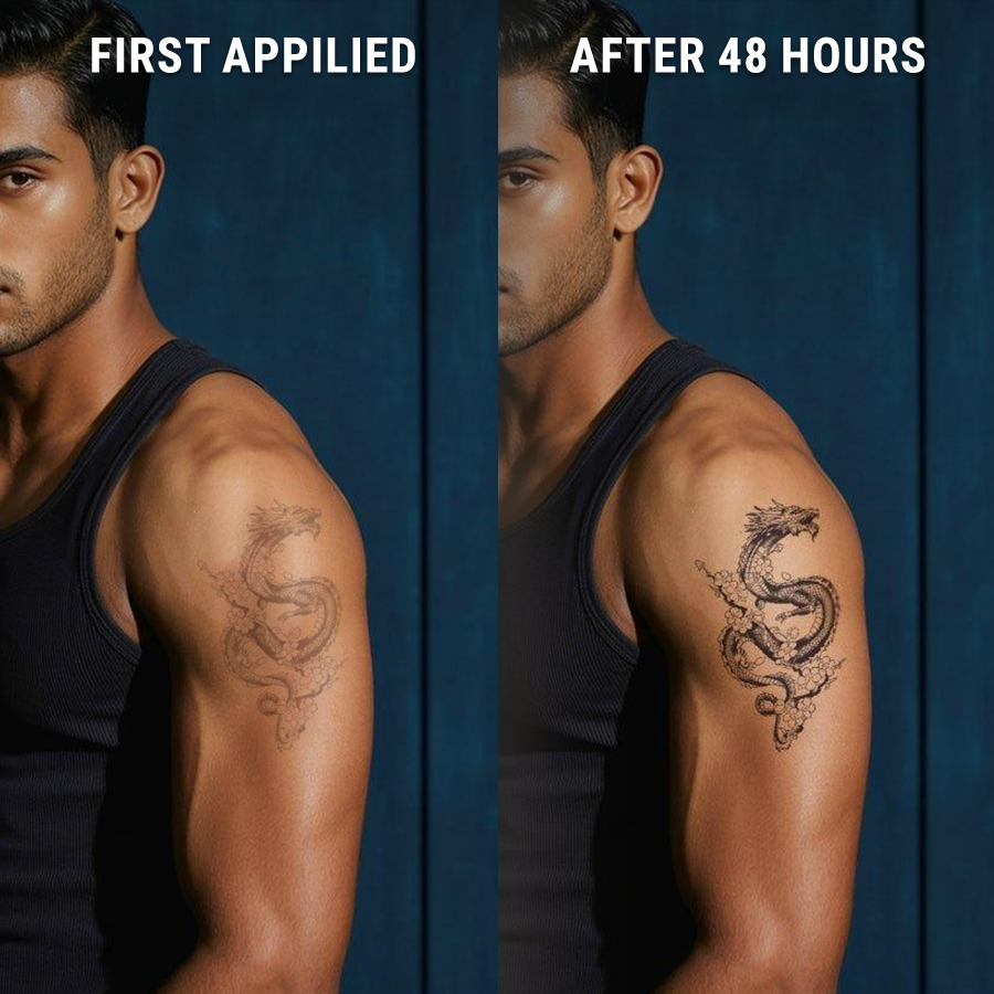 Before-After-Dragon-with-Cherry-Blossoms