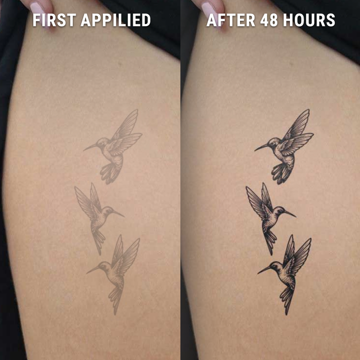 Before-After-Hummingbird-Trio