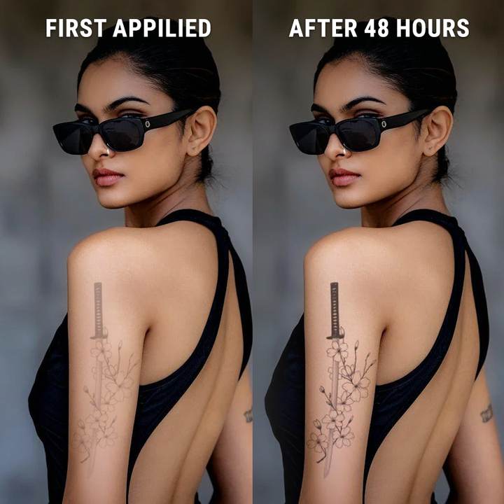 Before-After-Katana-with-Cherry-Blossoms