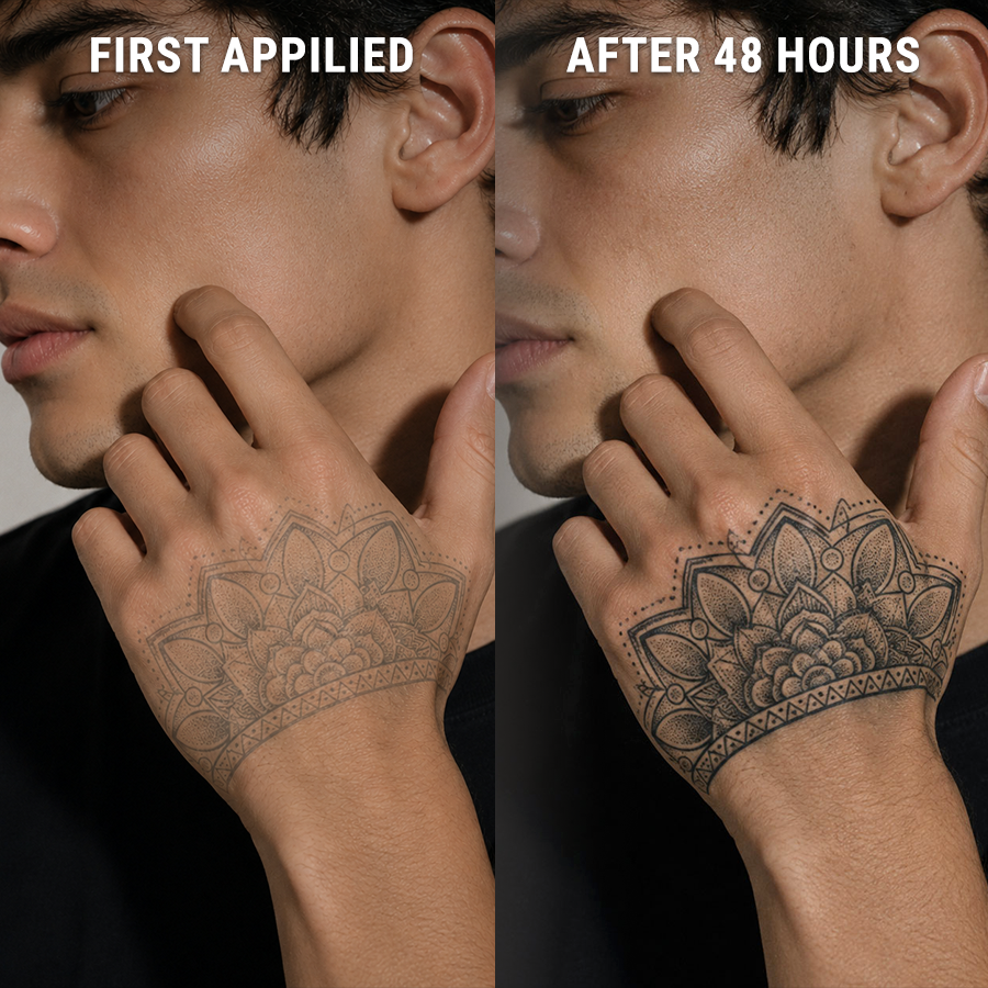 Before-After-Lotus-Crown-_-Zayn-Malik-Inspired
