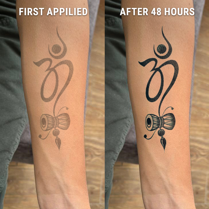 Before-After-Om-Damru