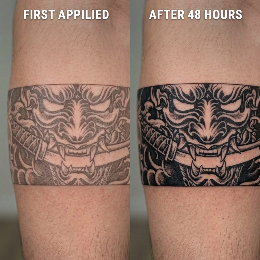 Before-After-Oni-Fury-Armband