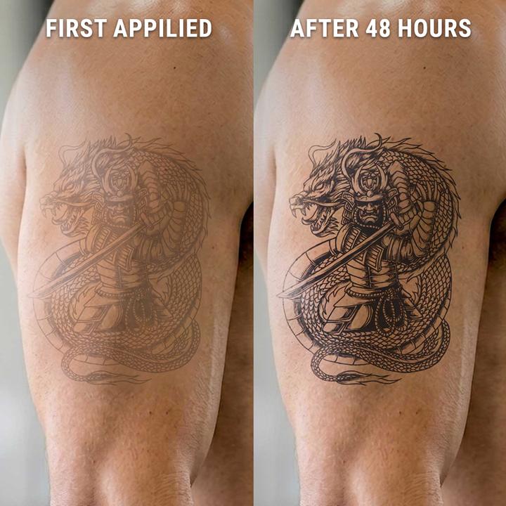 Before-After-Samurai-Dragon