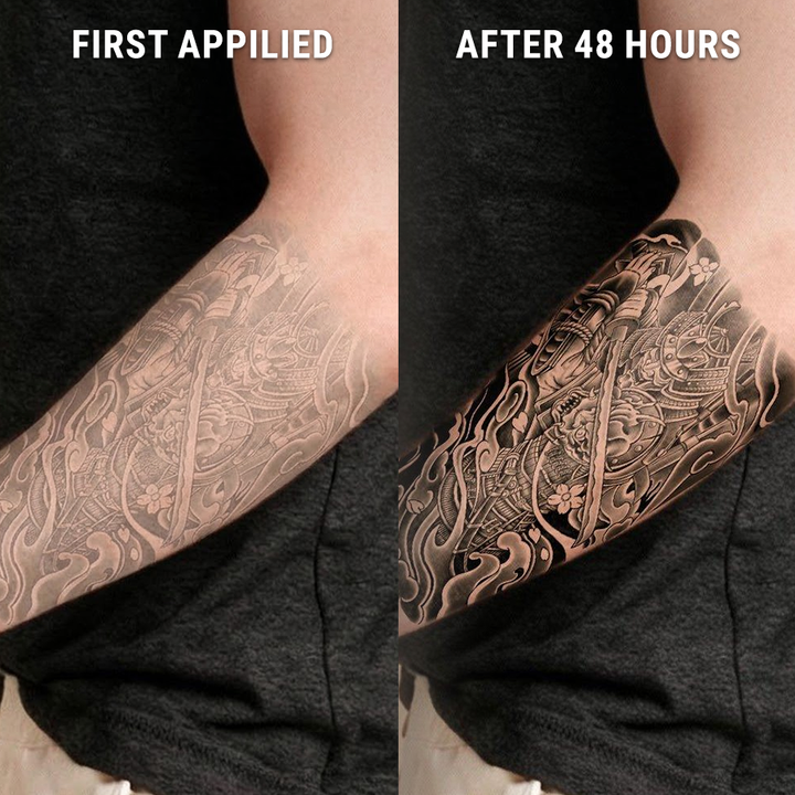 Before-After-Samurai-Half-Sleeve