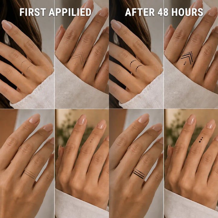 Boho-Finger-Tattoos-after-before