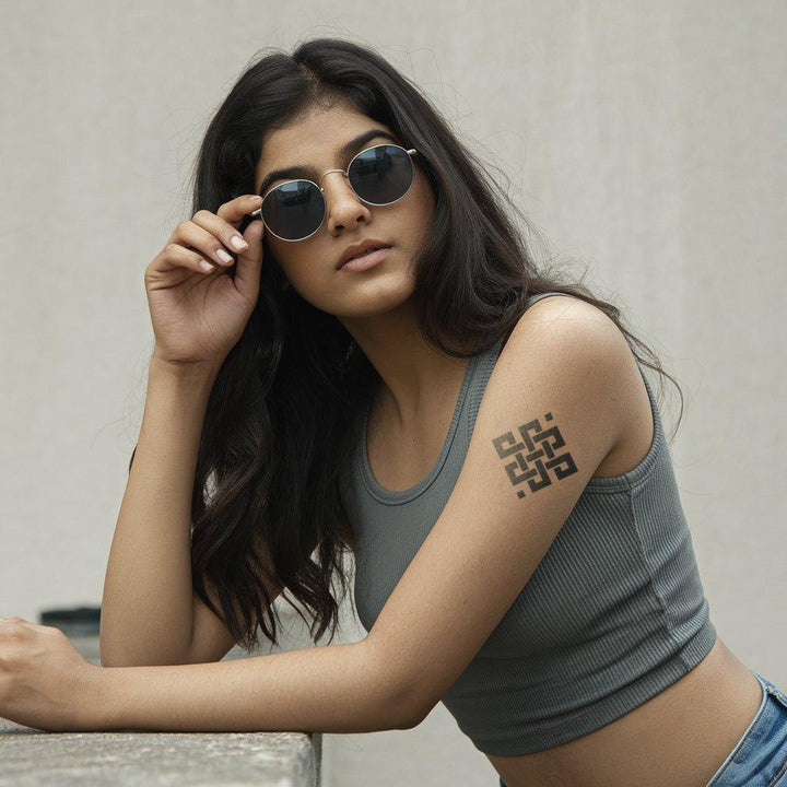 Celtic Knot Tattoo On women Arm