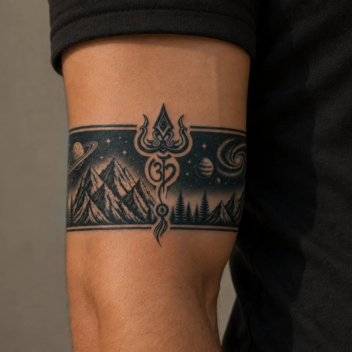 Divine Trishul Armband tattoo