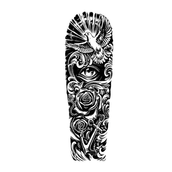 Dove & Roses Sleeve - Inkbolt