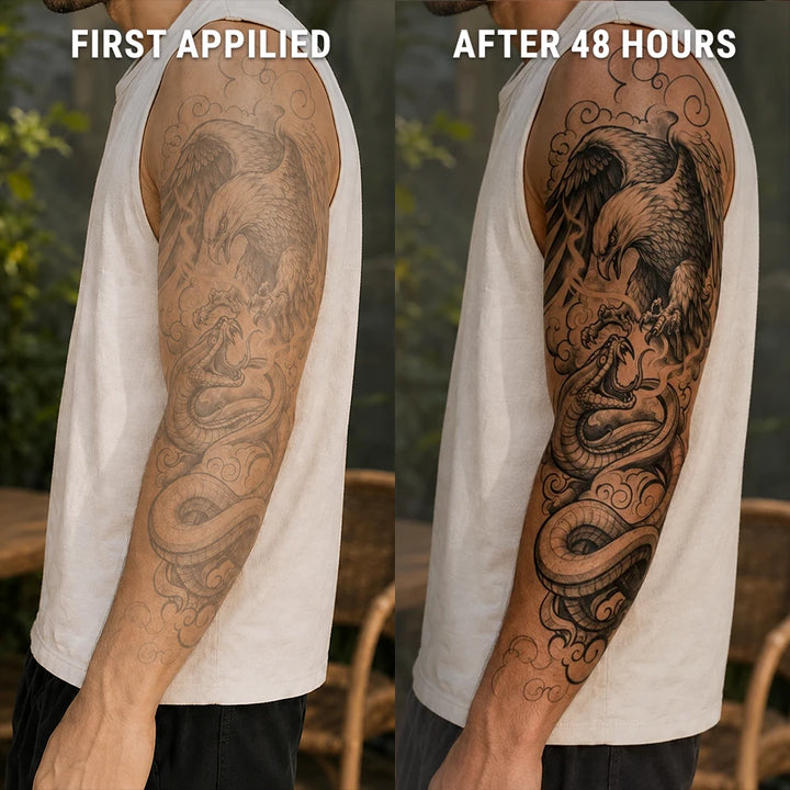 Eagle-sleeve-after-before