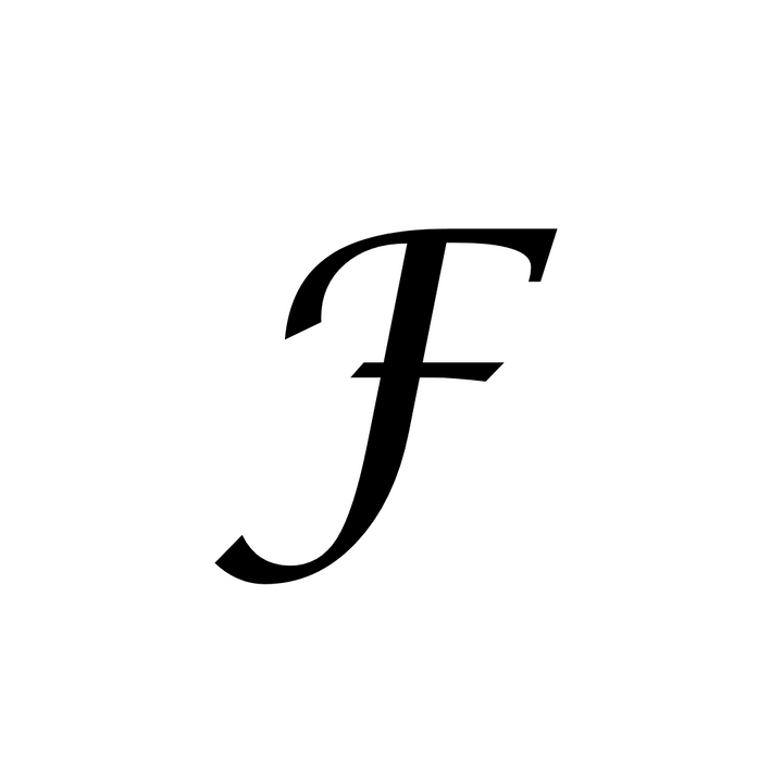 F Letter Tattoo - inkbolt