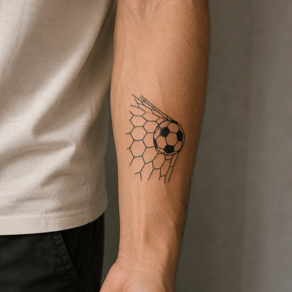 Goal Tattoo on arm