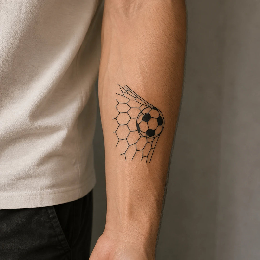 Goal Tattoo on arm