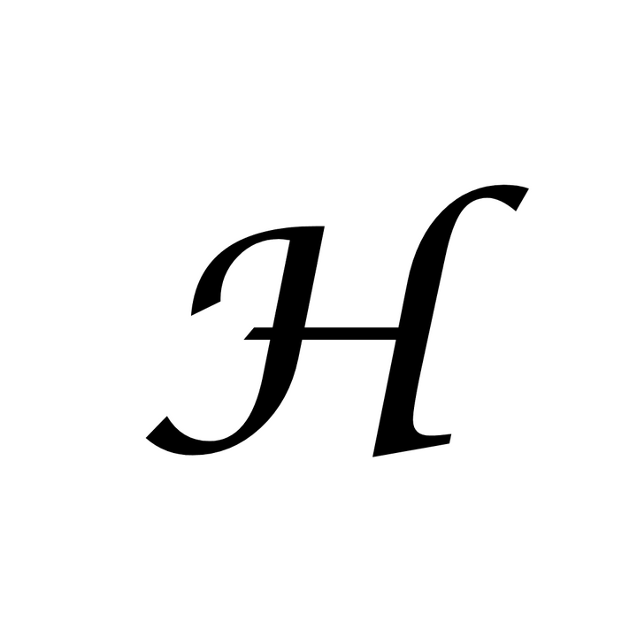 H Letter tattoo - inkbolt