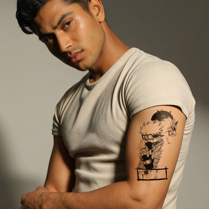 Kakashi Tattoo on Arm
