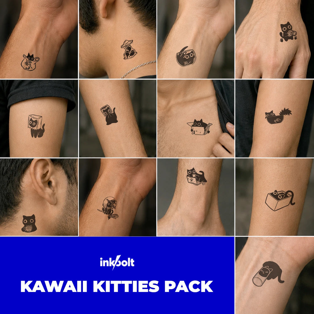Kawaii Kitties Tattoo Pack