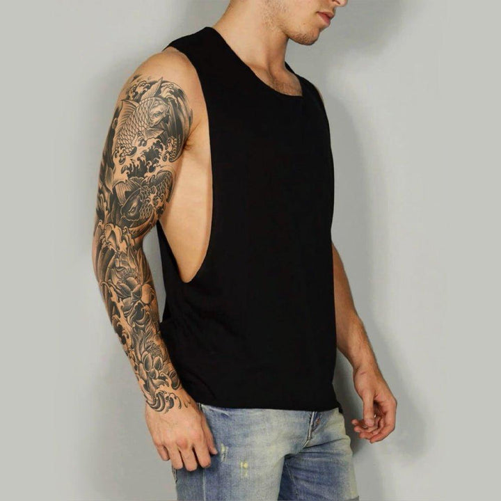 Koi Fish Sleeve Tattoo
