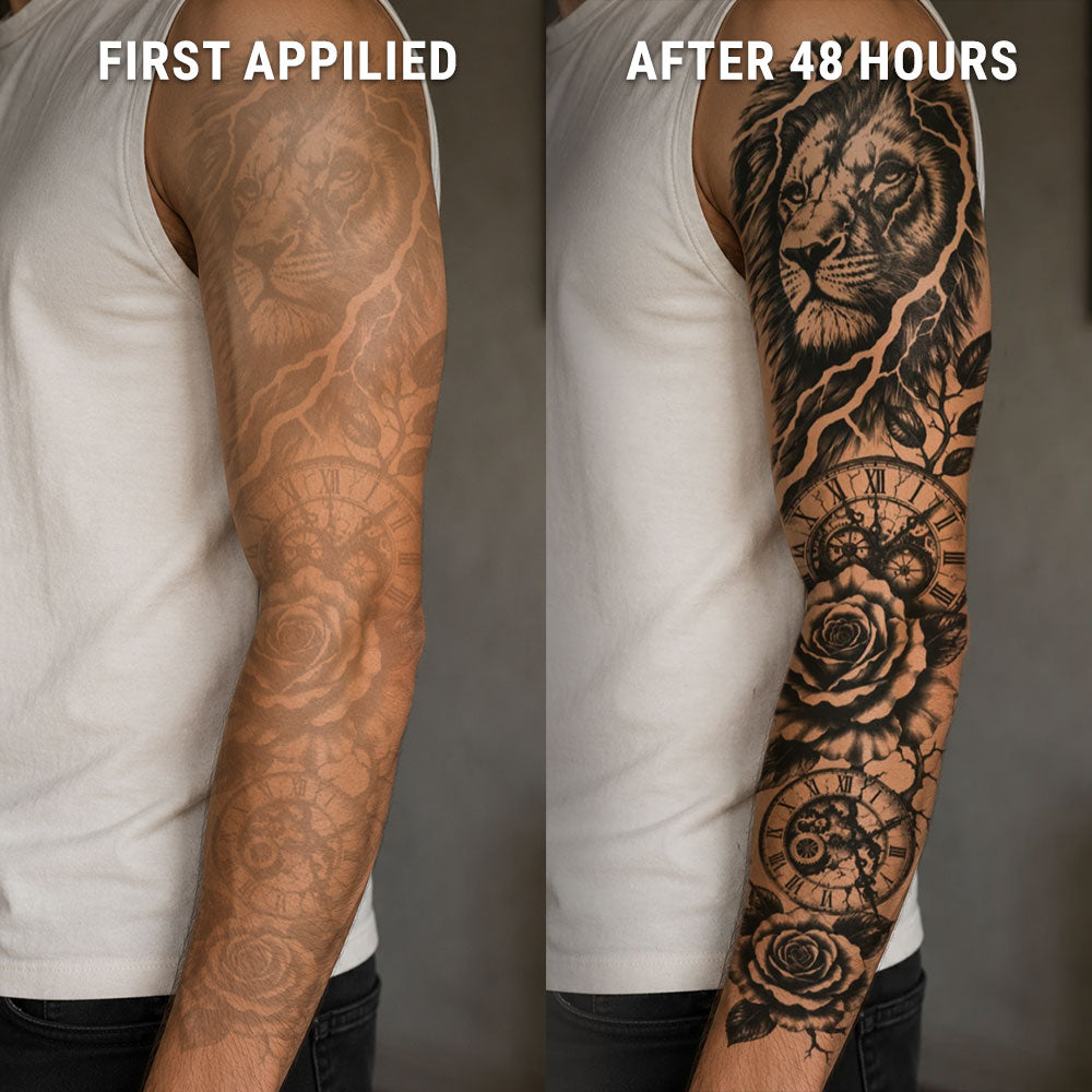 Lion-Sleeve-after-before