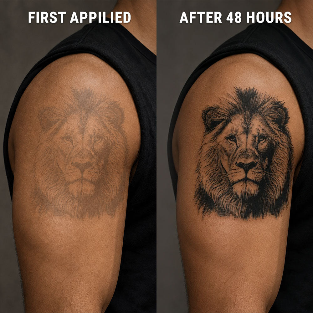 Lions-Gaze-after-before