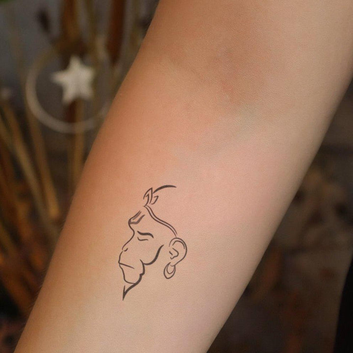 Lord Hanuman Tattoo On Arm