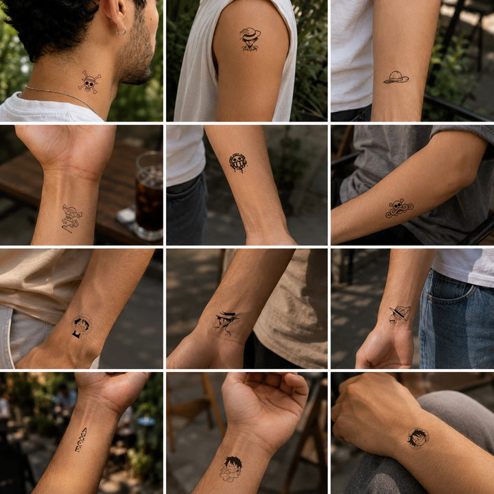 Luffy & Crew Pack Tattoos Pack