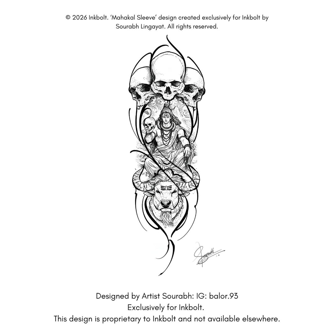 Mahakal Sleeve - inkbolt