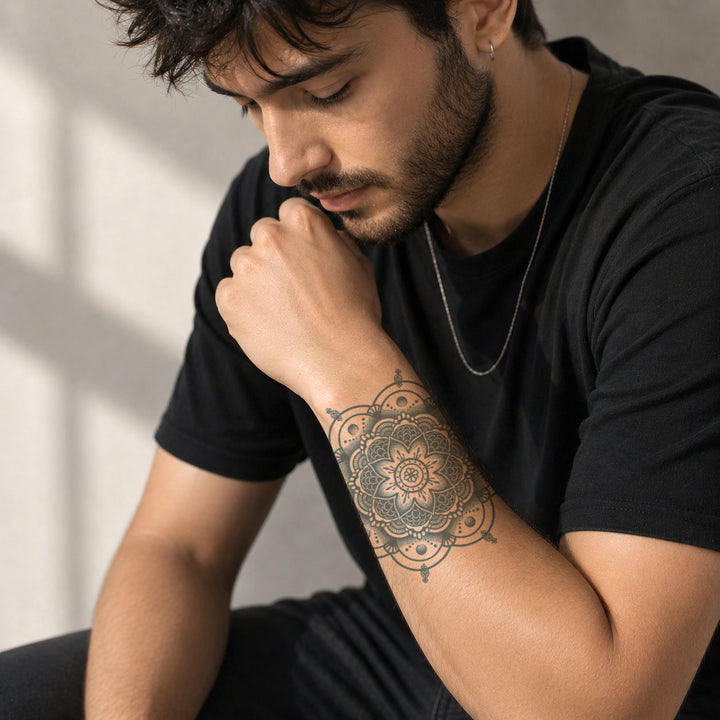 Mandala (Zayn Malik Inspired) Tattoo on hand