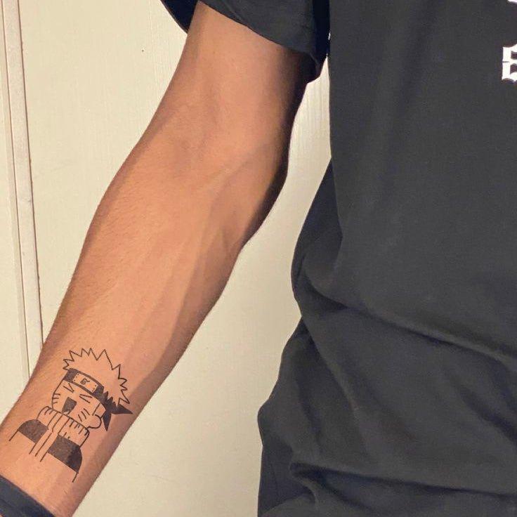 Naruto Tattoo On hand