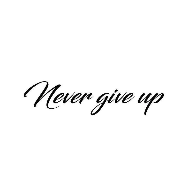 Never Give Up