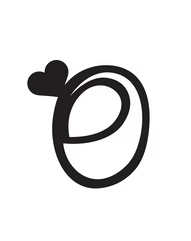 Signature Heart Initial Tattoo