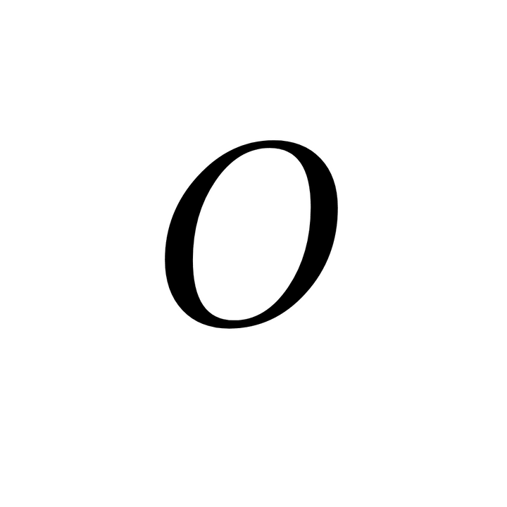 O Letter Tattoo - inkbolt