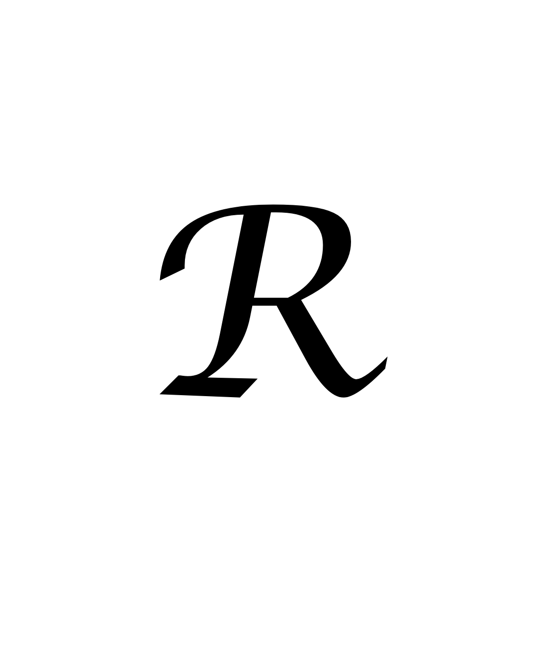 R Letter Tattoo