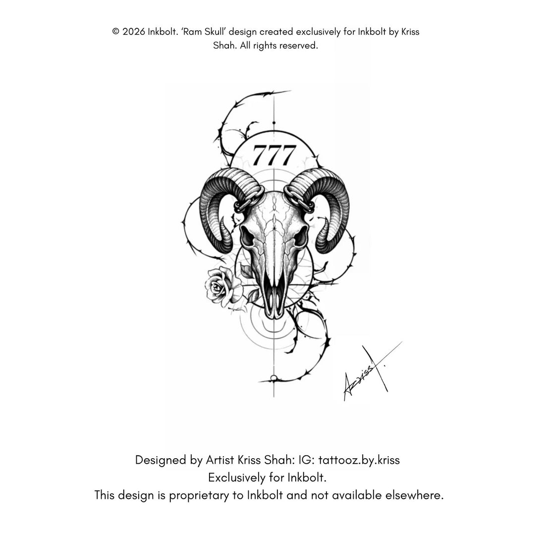 Ram Skull - inkbolt
