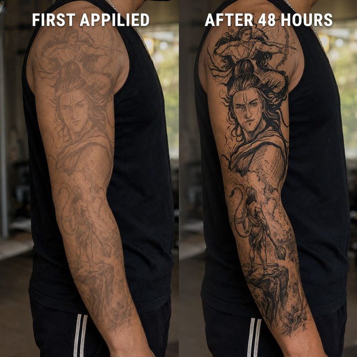 Ramayana-Sleeve-after-before
