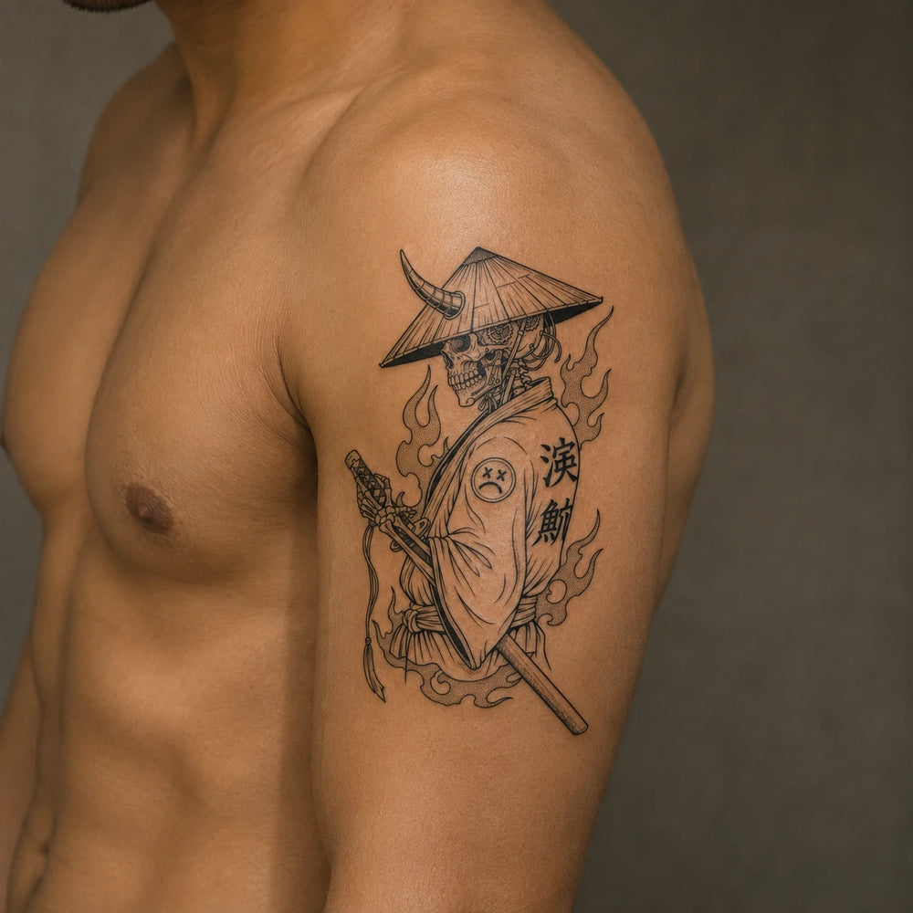 Ronin Reborn Tattoo on Arm