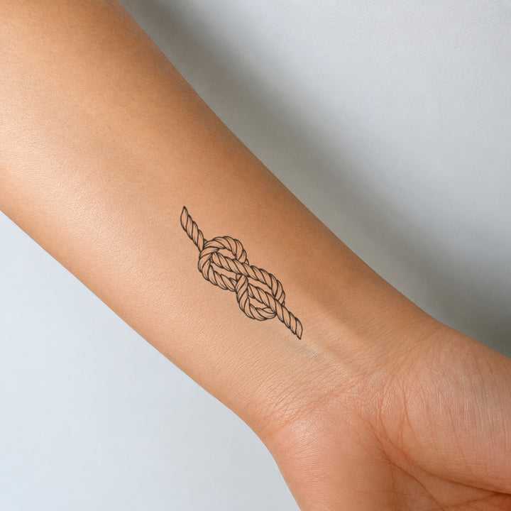 Rope knot Tattoo on wrist 