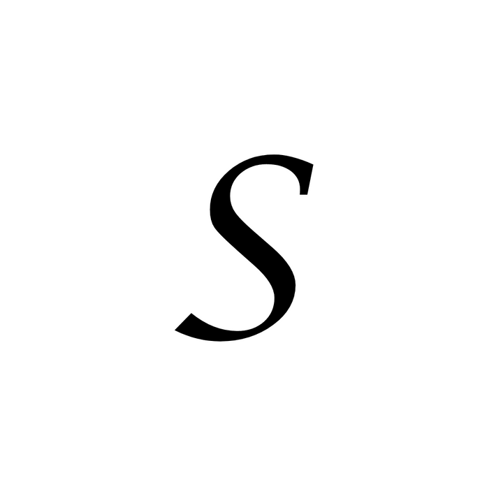 S Letter Tattoo - inkbolt