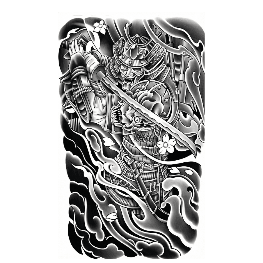 Samurai Half Sleeve