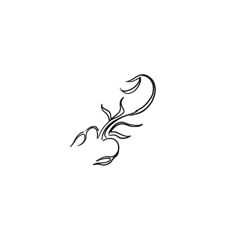 Scorpion Charm - inkbolt
