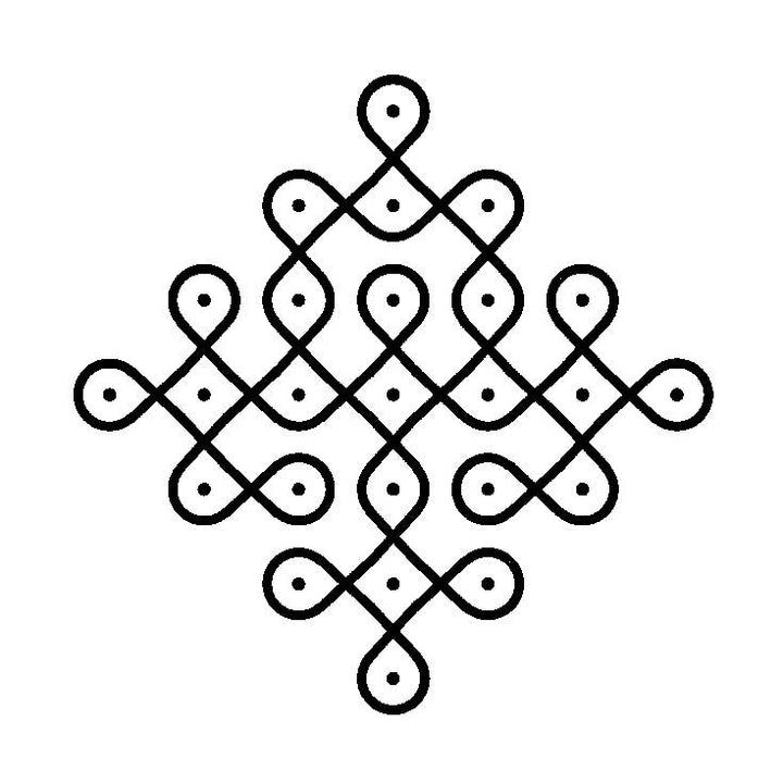 Sikku Kolam - inkbolt