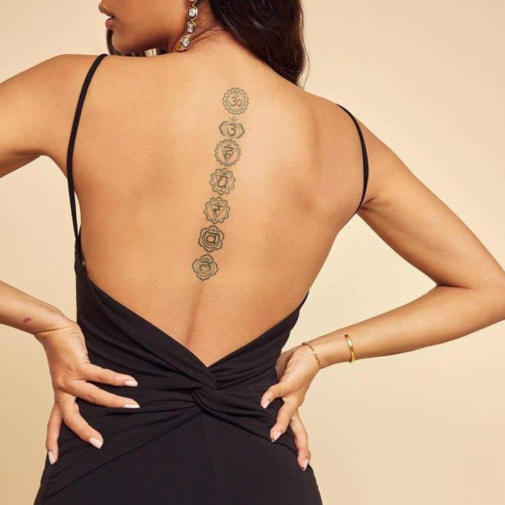 Spiritual Chakra on women back