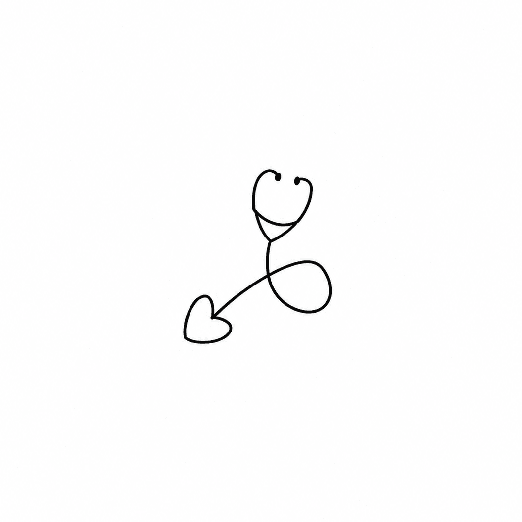 Stethoscope Doodle - inkbolt