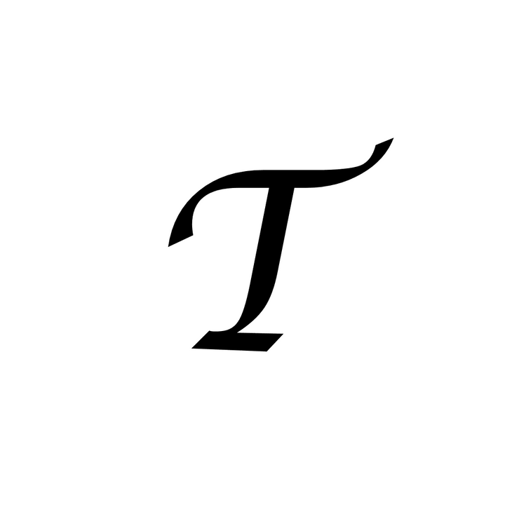 T Letter Tattoo - inkbolt